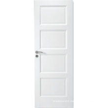 Simple Style Interior White MDF Panel Door with Stile and Rails